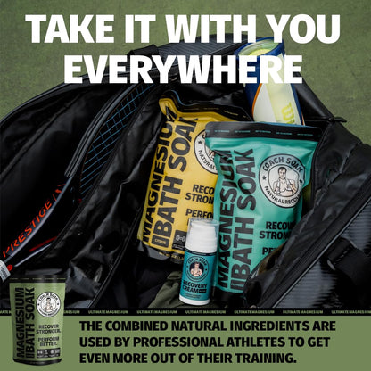 Ultimate Recovery Bath Soak with Eucalyptus & Tea Tree - Fast-Absorbing Magnesium Flakes and Mineral-Rich Dead Sea Salt for Soothing Relaxation - 3 Lb Pack