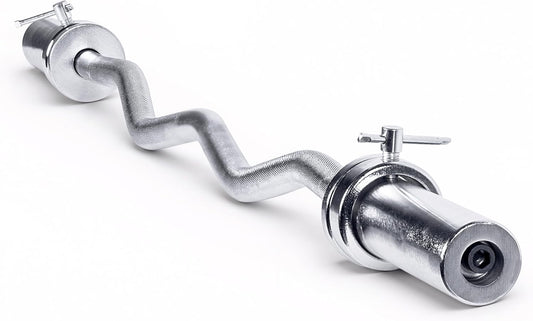 47-Inch Olympic EZ Curl Bar for 2-Inch Weight Plates | Multiple Options