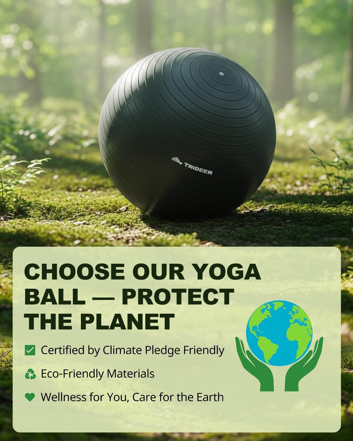 Transform Your Fitness Routine with Our Premium Exercise Ball – Perfect for Yoga, Pilates, and Core Training, Includes Quick Pump and Available in 5 Sizes