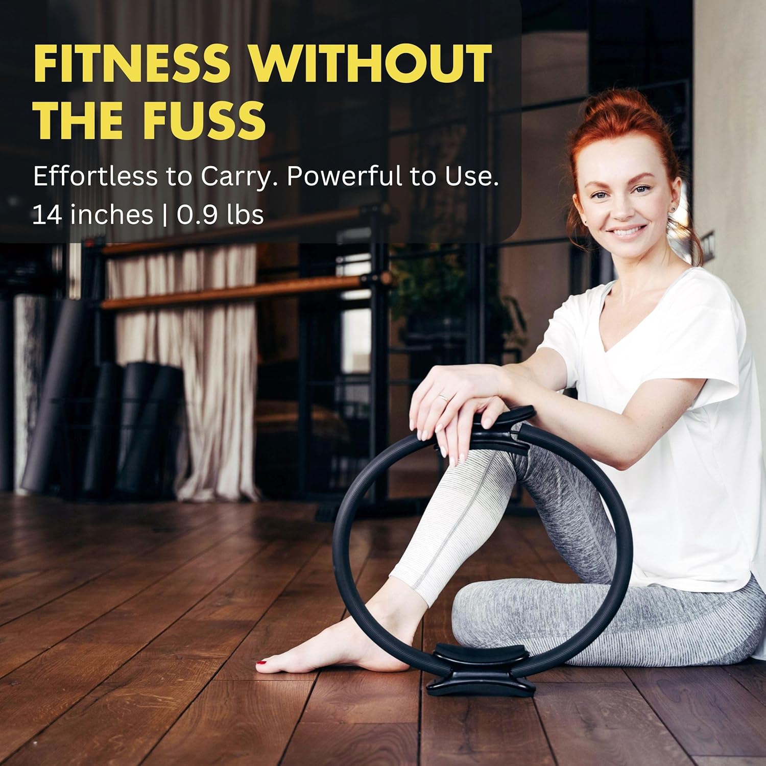 Transform Your Workout with the 14-Inch Fitness Circle – Perfect for Toning Inner Thighs, Arms, and Core